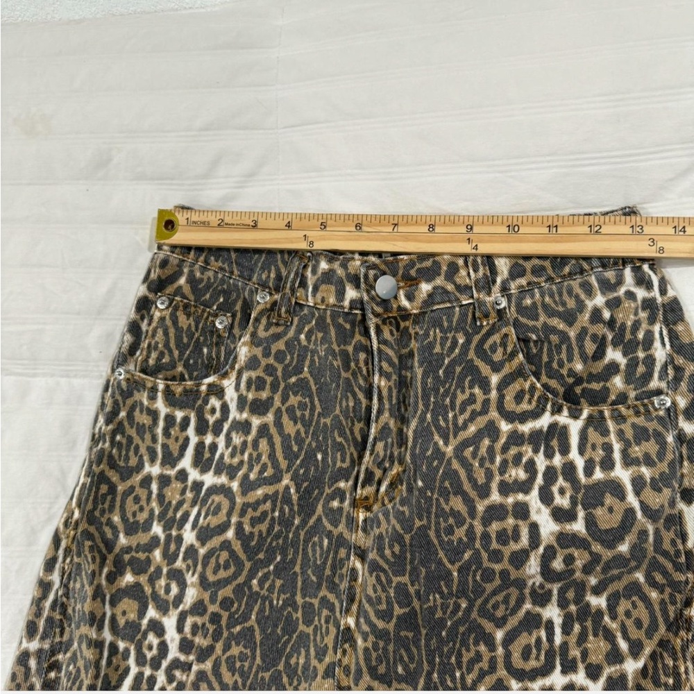 Leopard Print Jeans